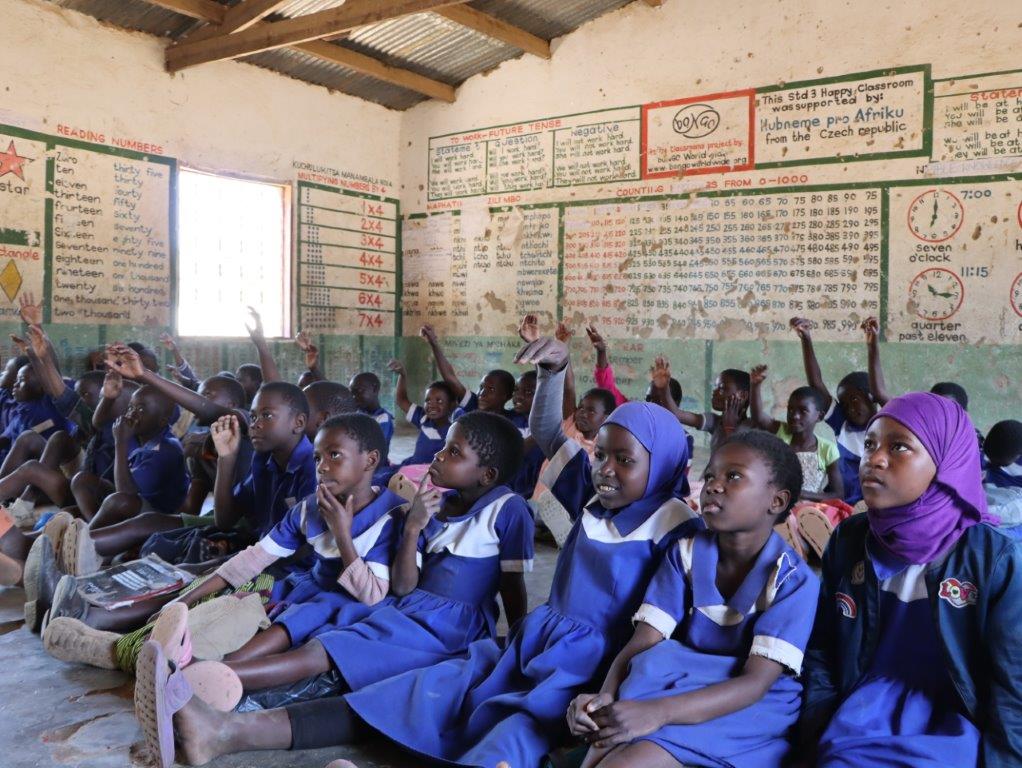 Deti zo školy Manyowe v Malawi